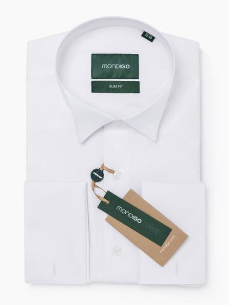 Mondigo Slim Fit Shirt for Cufflinks