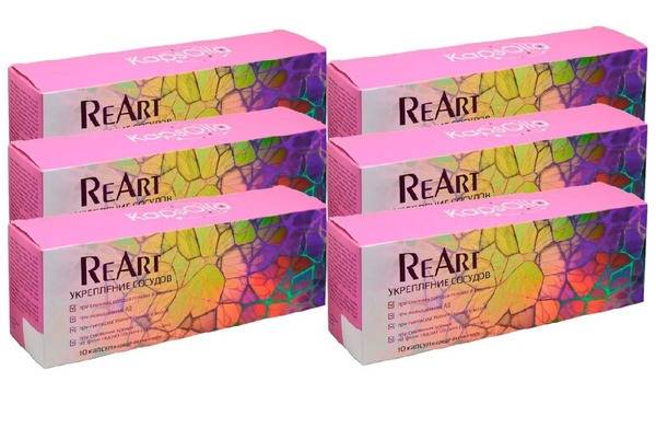 ReArt Kapsoila: Strengthen Blood Vessels, Improve Sleep & Memory (6 x 10 Capsules)