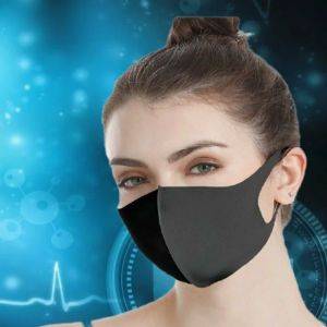 Fashion Mask Black Reusable Hygienic Face Mask