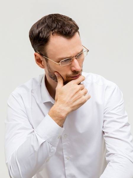 REED Reading Glasses Frame - Rectangular Unisex with Case and Cloth