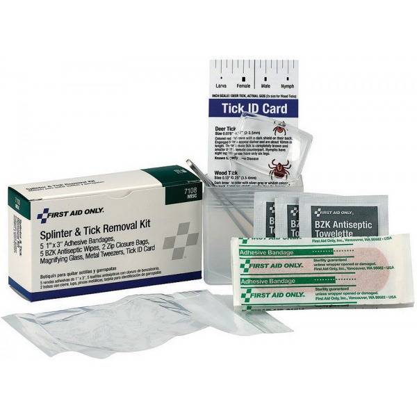 First Aid Only Splinter & Tick Removal Kit