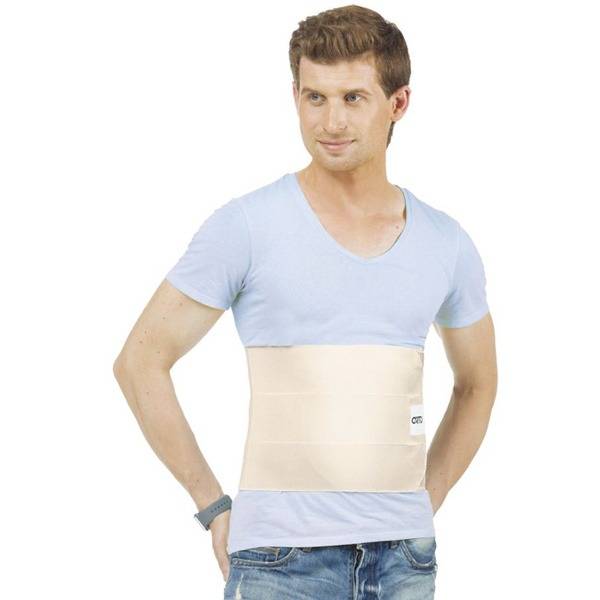 Post-Surgery Abdominal Binder BP-111 Orto: 3-Panel Beige Medium