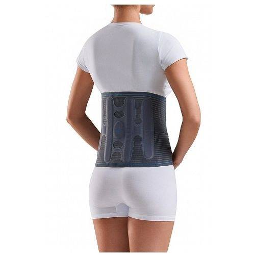 ORLETT Lumbosacral Semi-Rigid Corset BS-222 Standard, Size XL, Gray