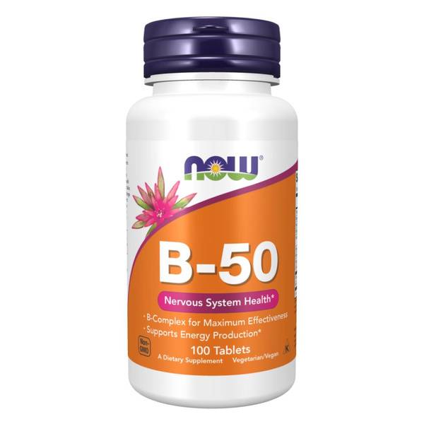 NOW B-50 Complex 100 Tablets (950 mg)