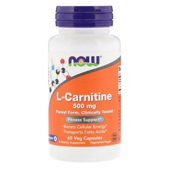 L-Carnitine 500mg - 180 Capsules (896mg Total Weight)