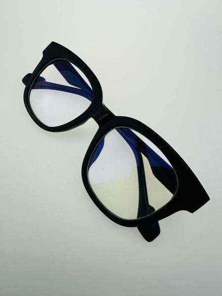 Nikitana Black Round Rimless Eyeglass Frame – 145mm Width, 52mm Lens, 141mm Temple