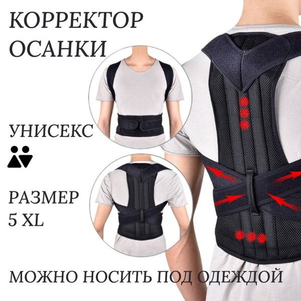 Adult Posture Corrector Back Support Brace