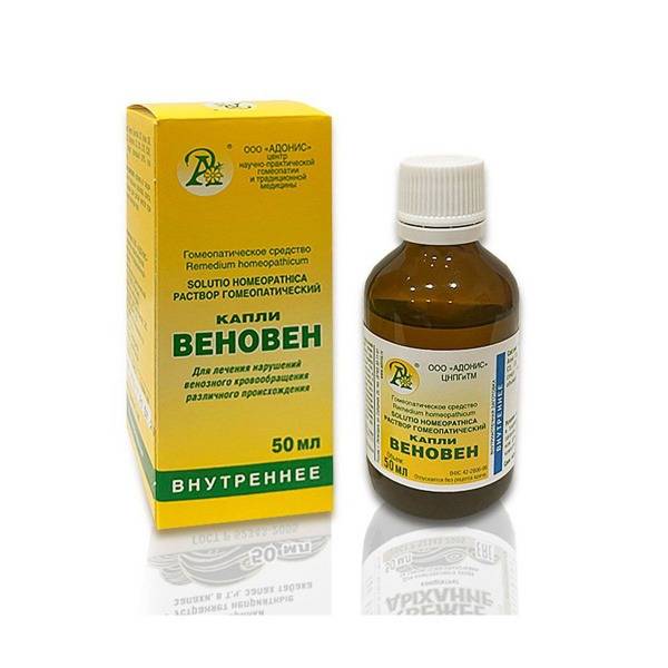 Adonis Venoven Drops Dietary Supplement for Venous Circulation, 50 ml