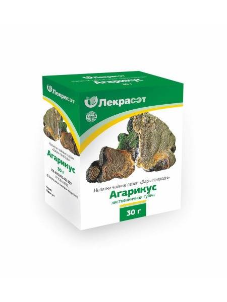 Agaricus (Larch Sponge) Extract, 30g (2 Pack)