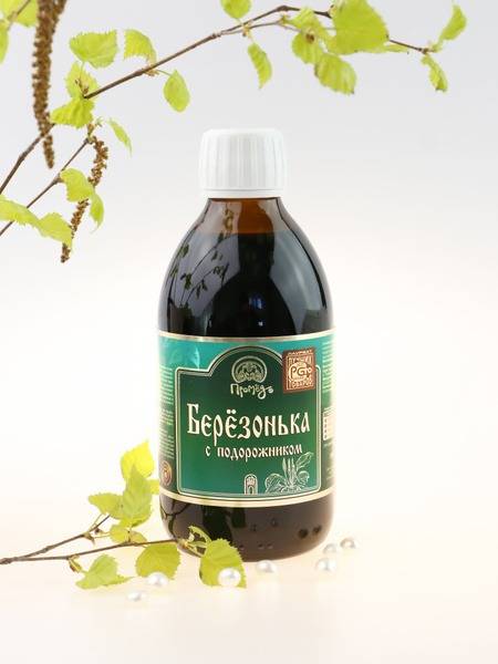 Chaga Mushroom & Plantain Water Extract "Beryozonka" - 300ml