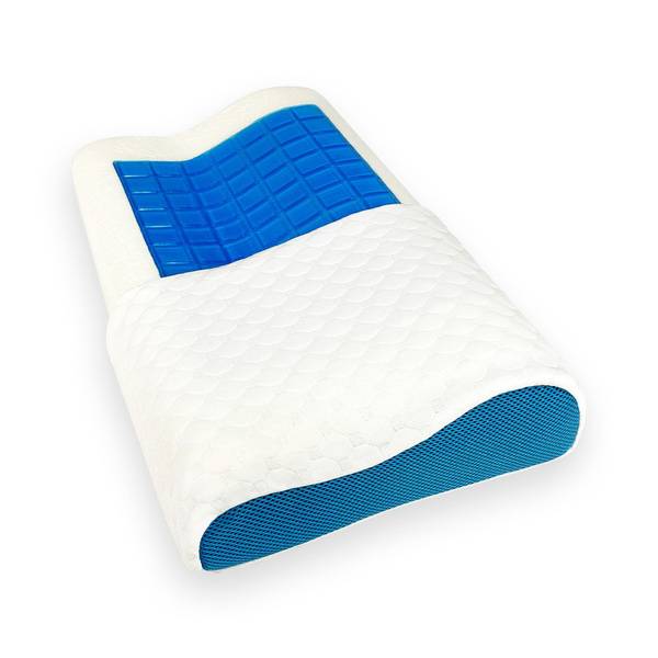 Just Pillow Orthopedic Cooling Gel Sleep Pillow 60x40x11/13 cm