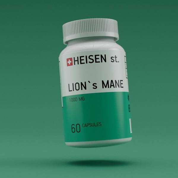 Lion's Mane 1000mg - High-Potency Extract by Heisen