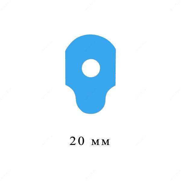 20mm Adhesive Lens Processing Segments (1000 Pack)