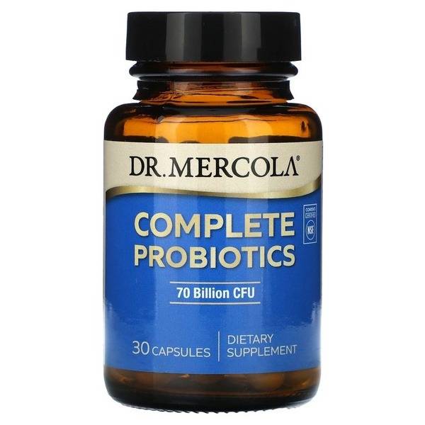 Dr. Mercola Comprehensive Probiotics, 70 Billion CFU, Digestive Support, 30 Capsules