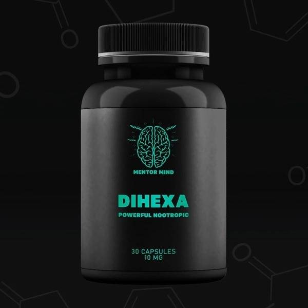 Dihexa (Dihexa + Piperine) Nootropic Supplement: 10mg, 30 Capsules