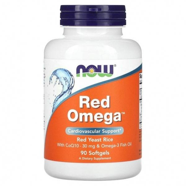 Red Omega 1845mg Capsules: Dietary Supplement