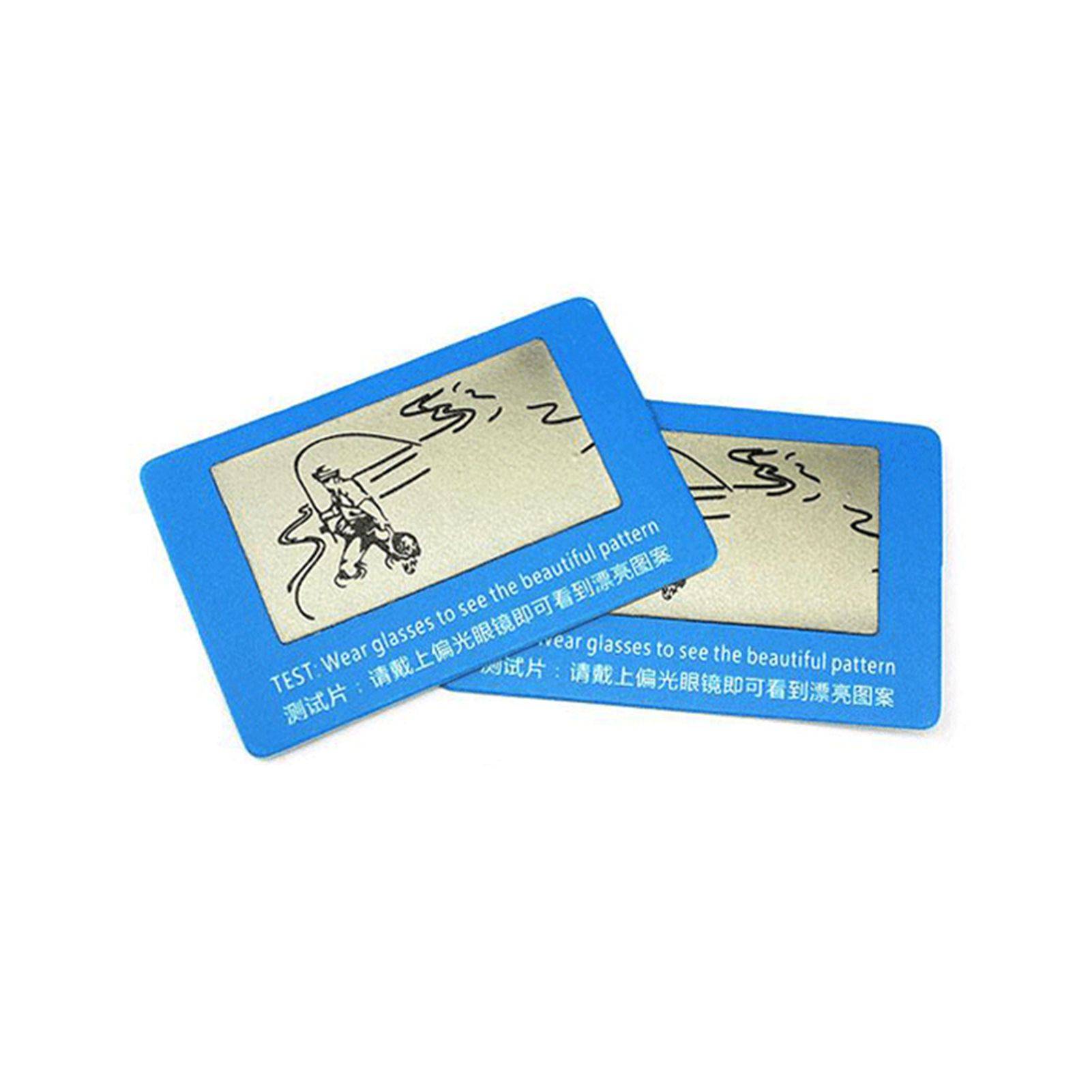Polarization Test Card for Sunglasses #6