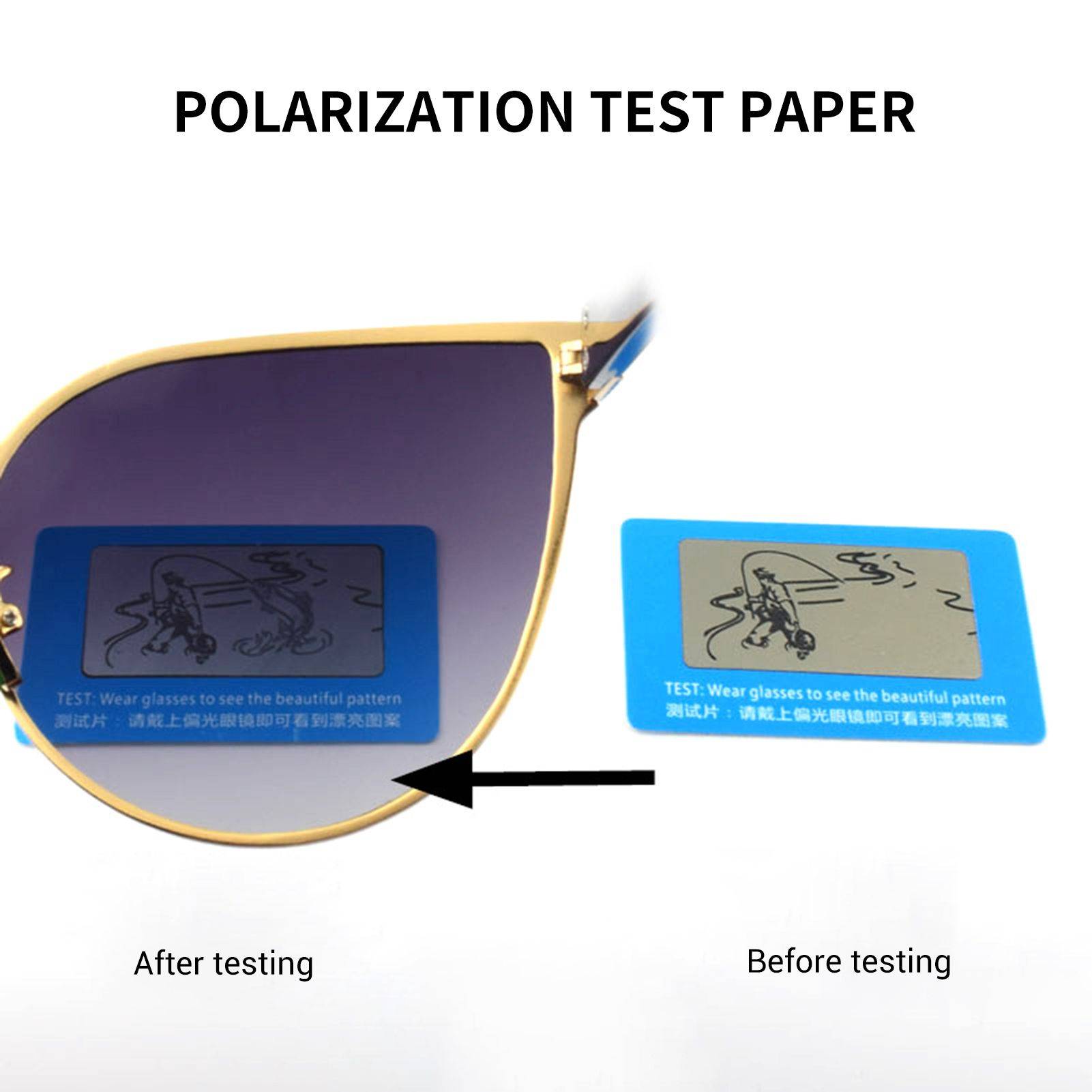 Polarization Test Card for Sunglasses by XIYO #6