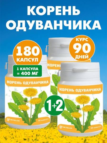 Dandelion Root Supplement - 180 Capsules