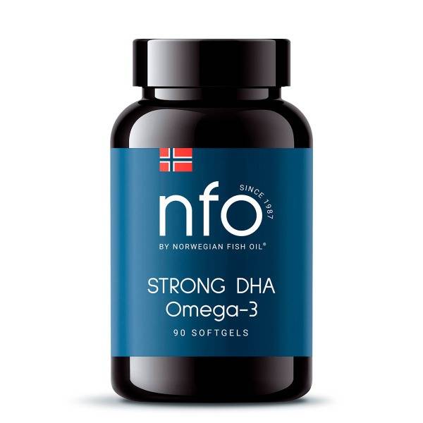 Omega-3 Strong DHA (Finland): 90 x 1000mg Capsules (600mg EPA+DHA) - High Purity Concentrate