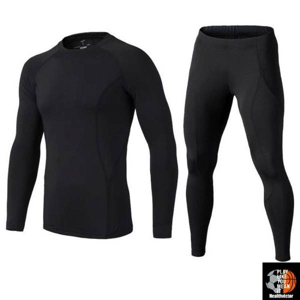 Healthvictor Compression Tights White, 1 Pair