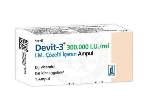 Devit-3 Vitamin D 3 Ampoules 3 Count