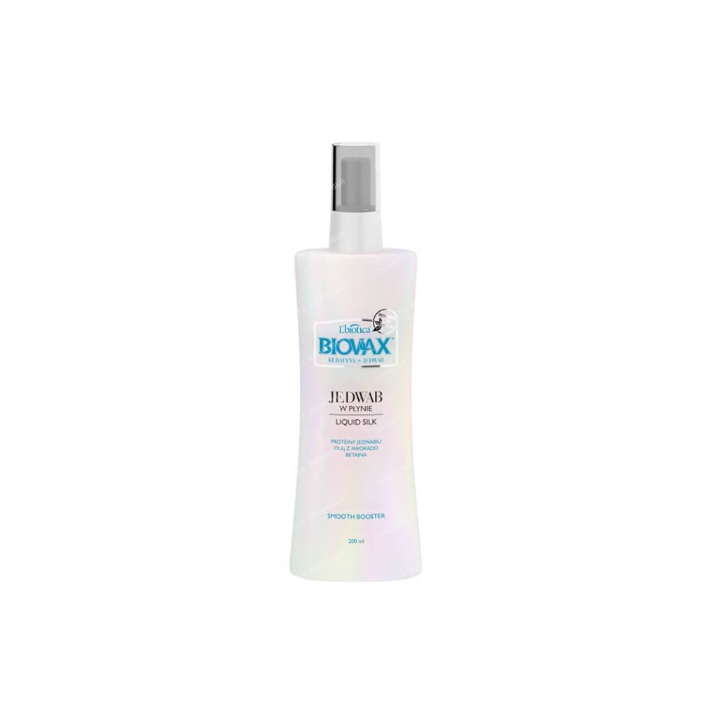 Biovax Keratin+Silk Smoothing Hair Booster Spray Liquid Silk, 200 ml