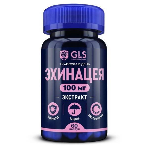 Echinacea 100mg Immune Support Tablets - 60 Capsules