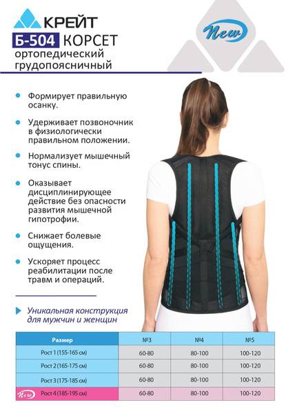 Kreit Orthopedic Posture Corset XL3