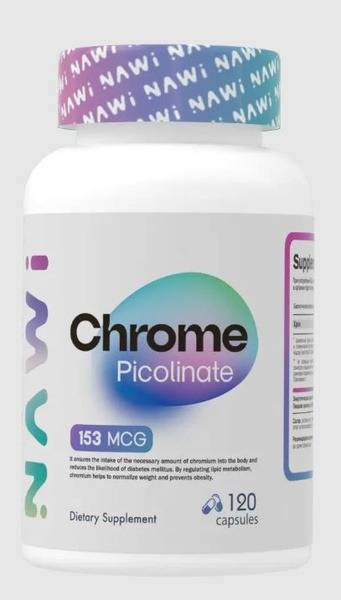 Chromium Picolinate 120 Capsules: Weight Loss & Appetite Suppressant