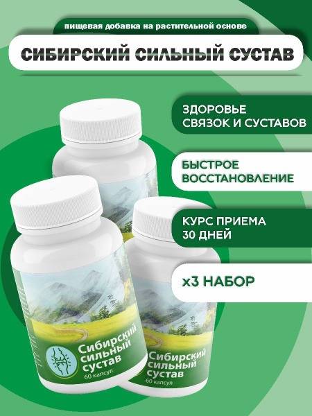 Siberian Strong Joint Support: 60 Capsules