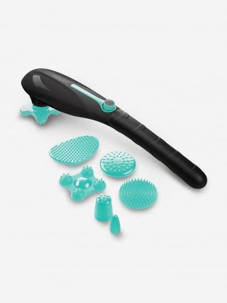 Medisana HM650 Handheld Body Massager: Black/Teal