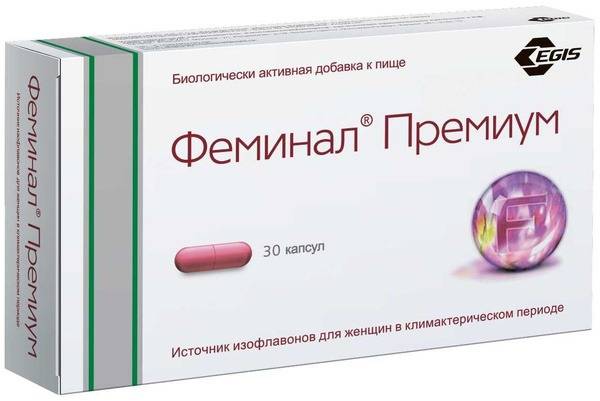 Feminal Premium Dietary Supplement Capsules 221 mg, 30 Count