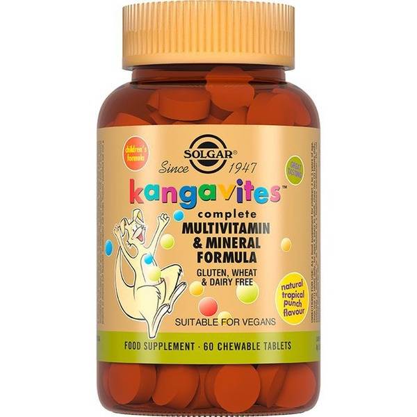 Solgar Kangavites Multivitamin & Mineral Tablets (60 Count)