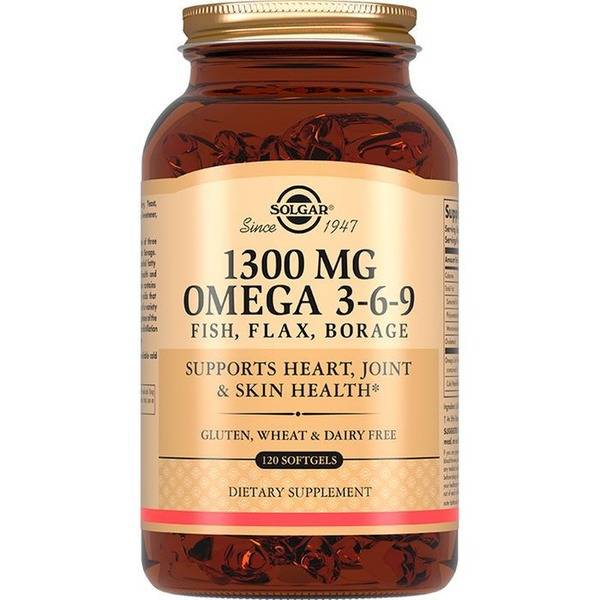 Solgar Omega 3-6-9 EFA 1300mg - 120 Capsules
