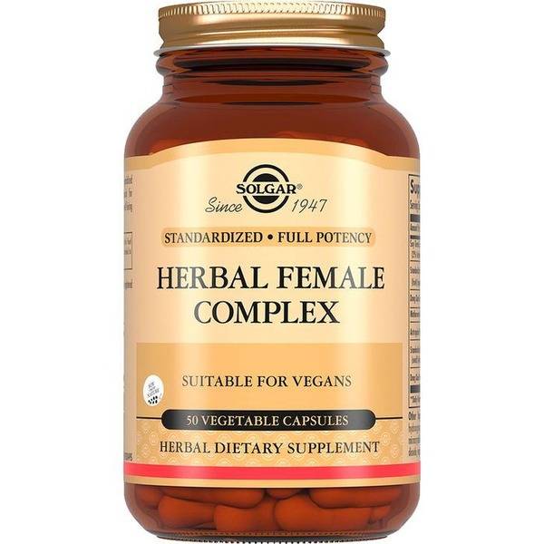 Solgar Herbal Complex for Women: 50 Capsules