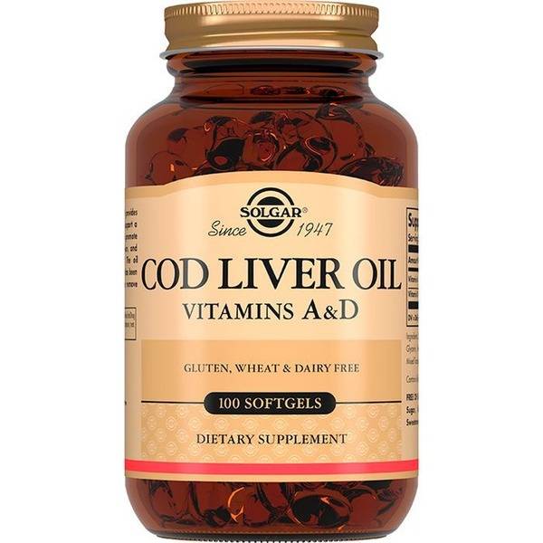 Solgar Norwegian Cod Liver Oil 100 Capsules