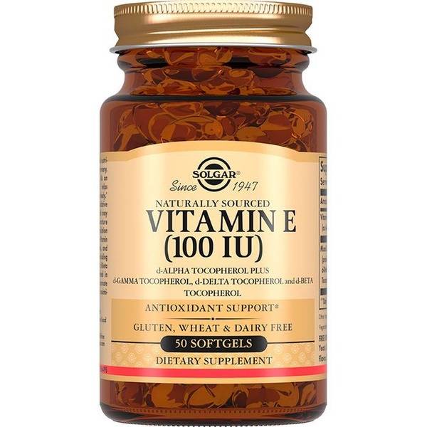 Solgar Vitamin E 67mg, 50 Capsules