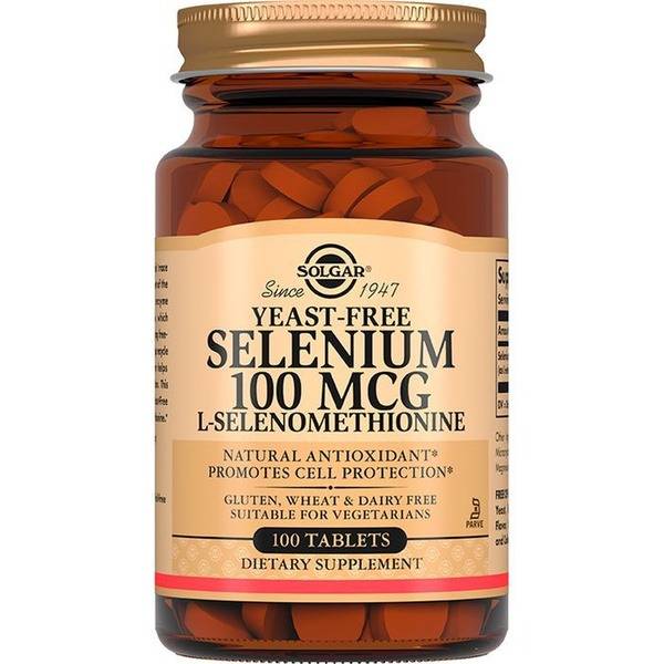 Solgar Selenium 100mcg Tablets (100 Count)