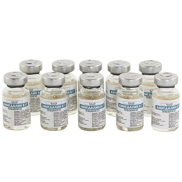 Amygdalin B17 Sterile Solution 30% (Vitamin B17, Laetrile) 10 vials x 10 ml