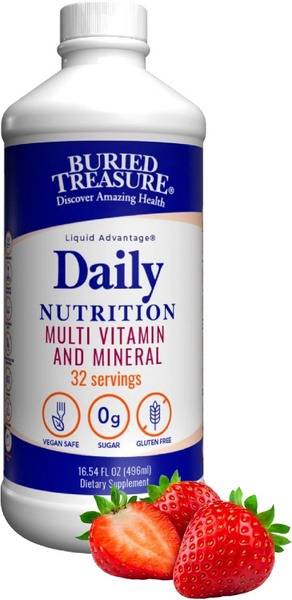 Liquid Multivitamin & Mineral Supplement: Daily Dose (496ml)
