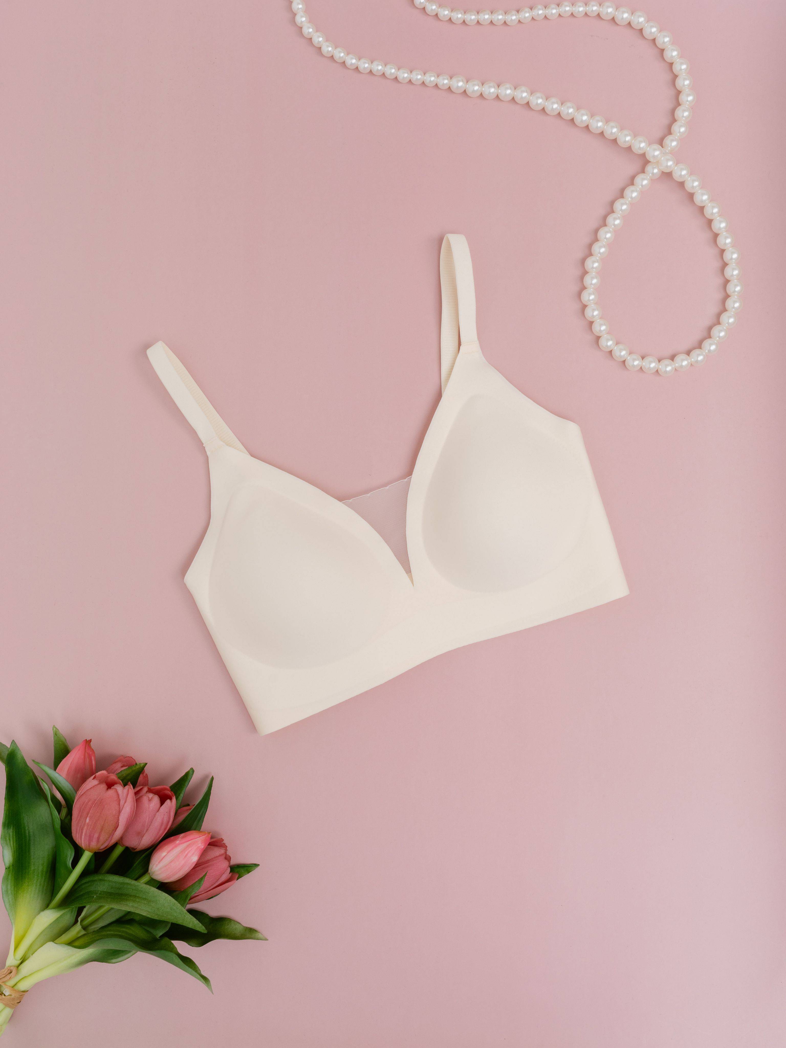Daribell Seamless Wireless Milk Bra - Nylon/Spandex, Adjustable Straps #13