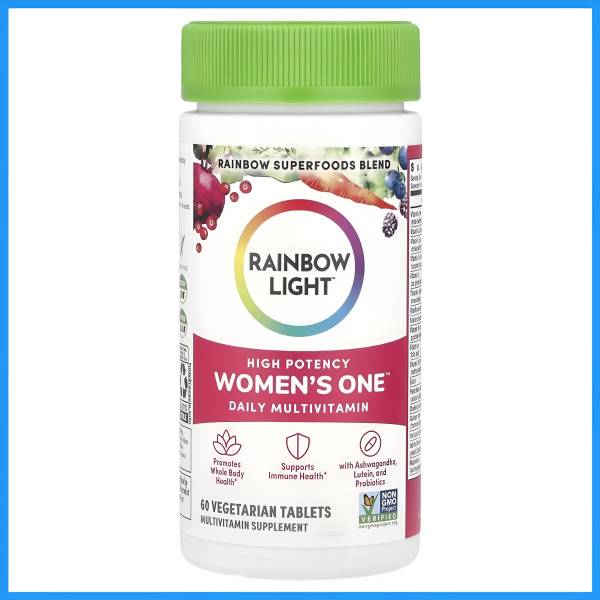 Rainbow Light Women's Multivitamins, 60 Tablets – Dietary Supplement for Immunity and Energy