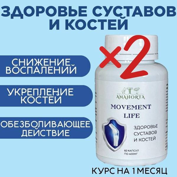 Joint & Bone Health Support Supplement by Anahorta (2 Pack)