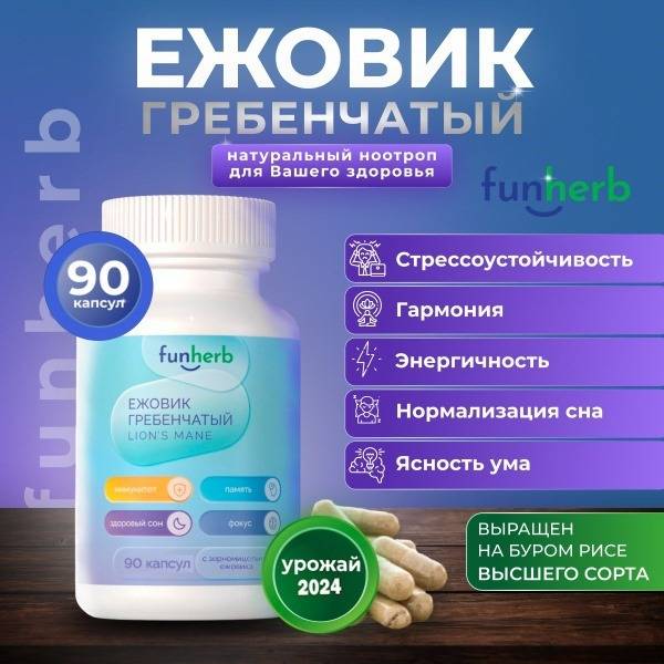 Lion's Mane Mushroom Nootropic Capsules