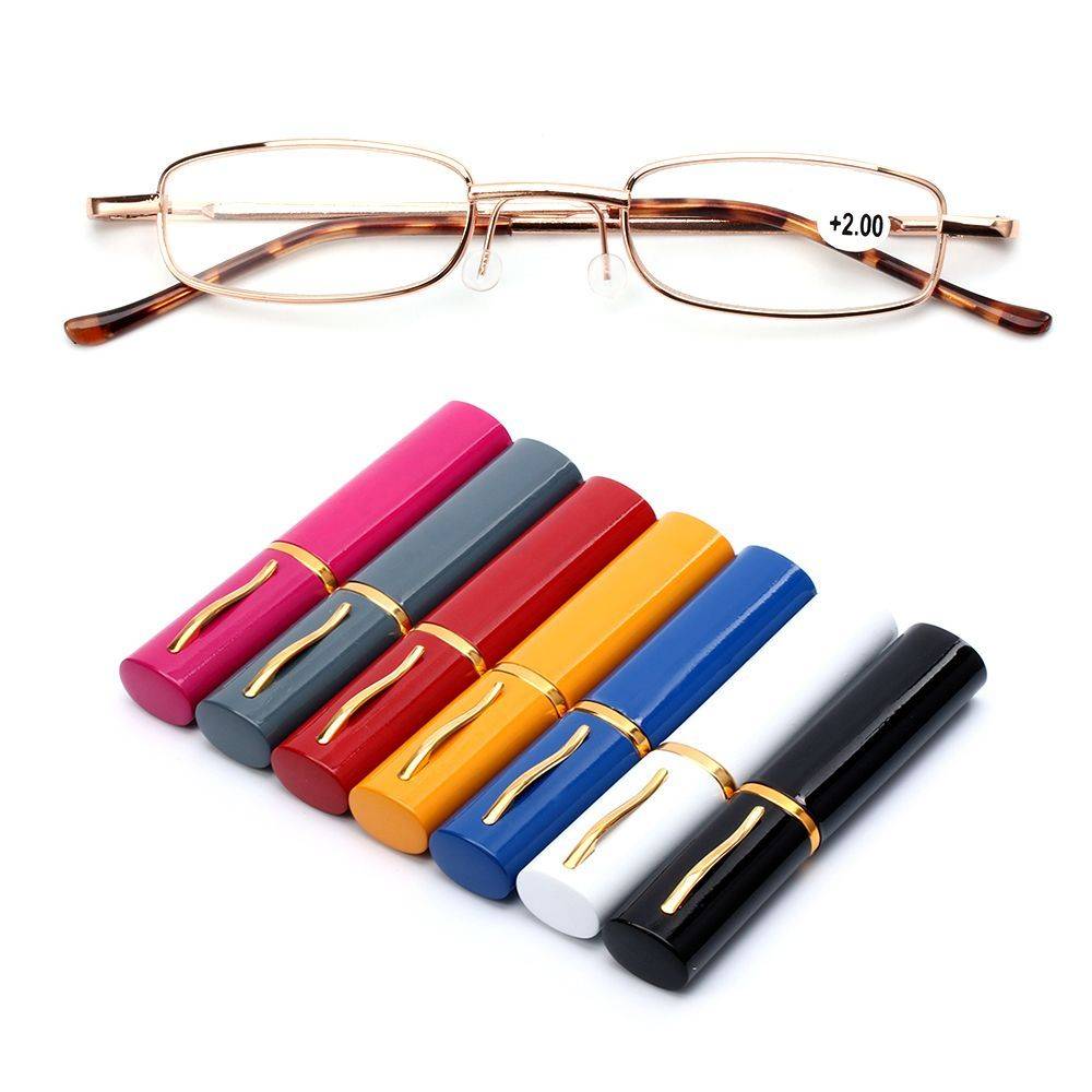 Computer Glasses +2.50 Grey-Impact Metal Frame – Unisex Reading Glasses #3