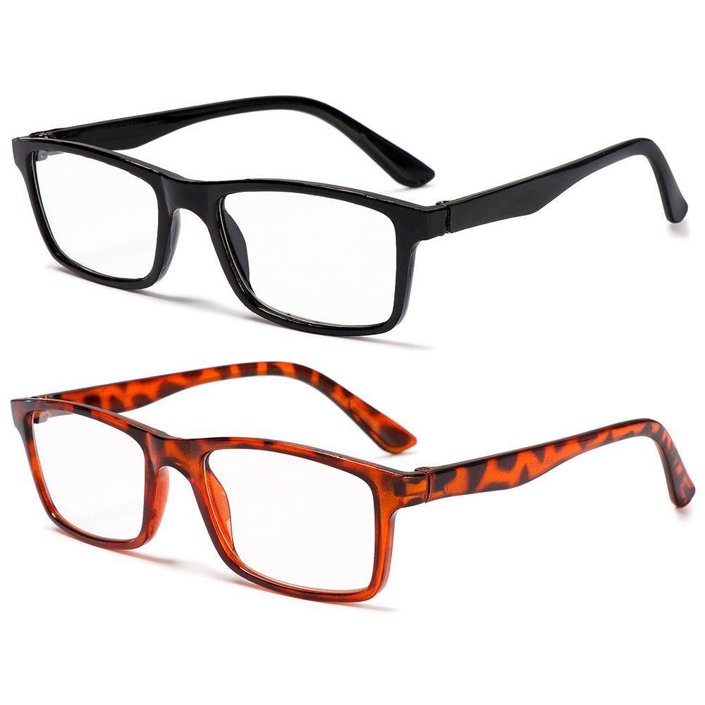 Computer Reading Glasses +1.00 to +4.00 Unisex Resin Lens PC Frame #2