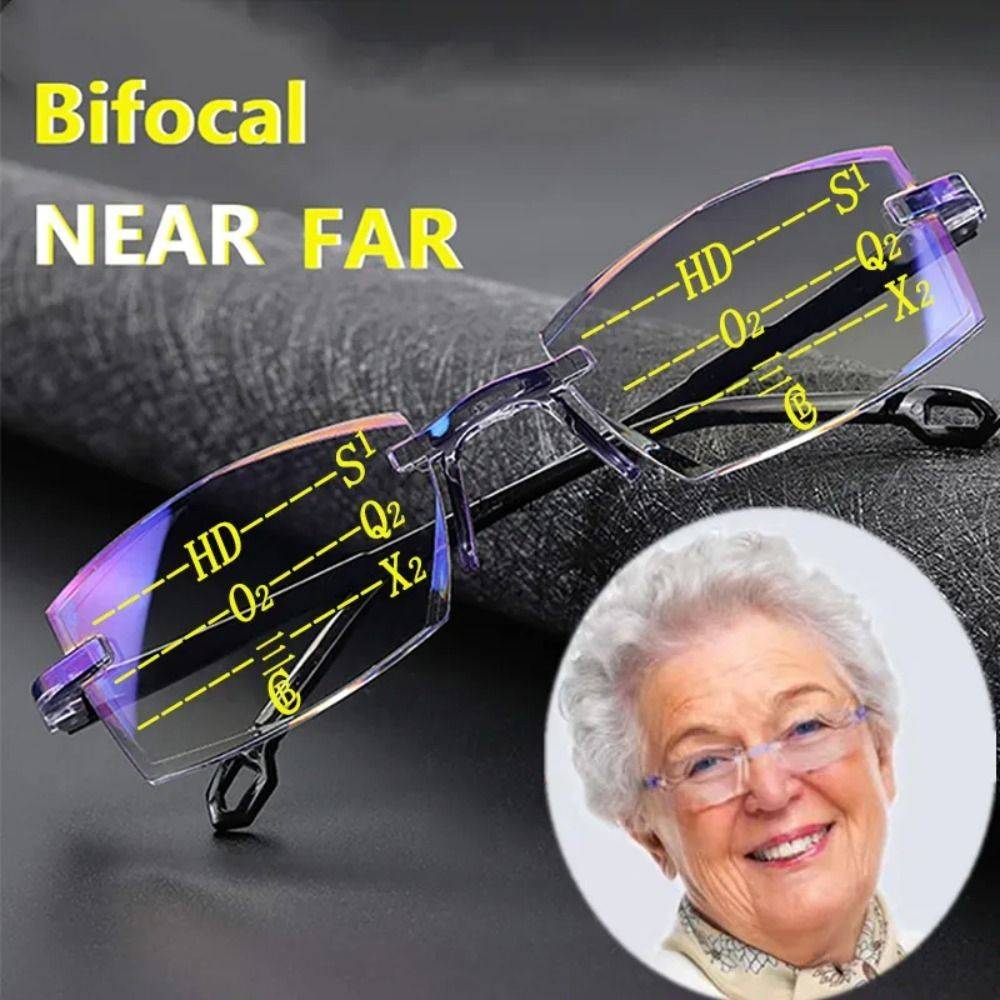 Computer Reading Glasses - Black-Blue, Brown, Unisex Design #3