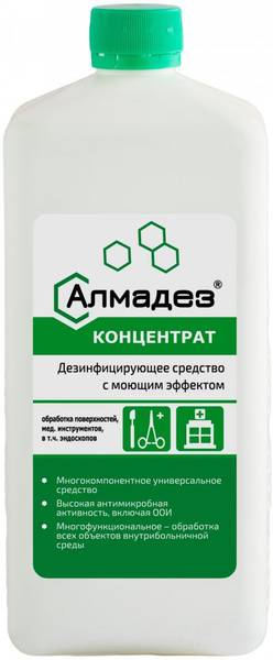 Almadese disinfectant with detergent effect 1000 ml concentrate