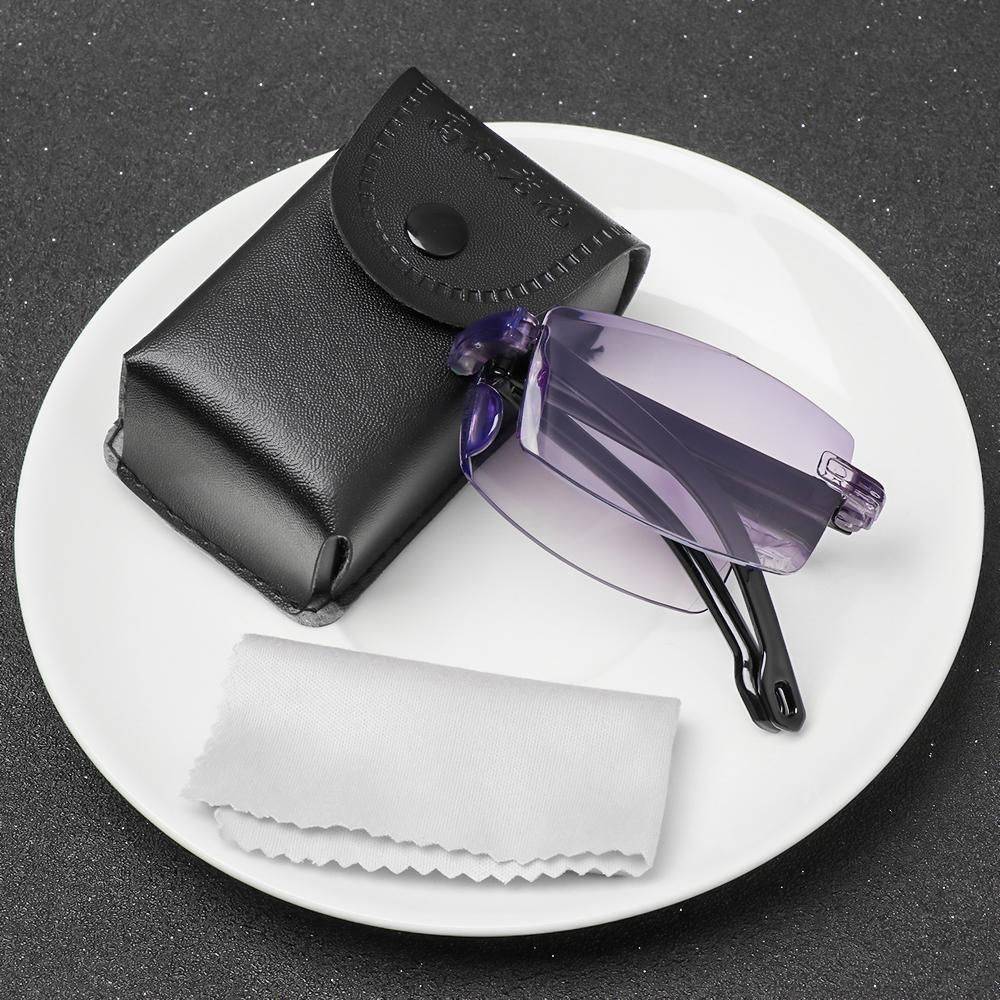 Computer Reading Glasses +1.50 Foldable Unisex #4